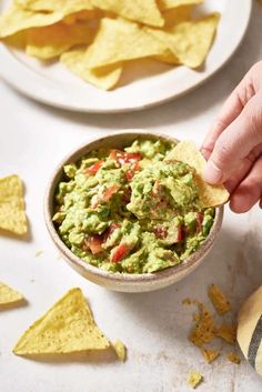 This Chunky Guacamole recipe by Two Cloves Kitchen is your go-to for a quick, fresh dip. Made with ripe avocados, juicy tomatoes, and zesty lime, it's perfect for topping tacos, spreading on toast, or serving with chips. The recipe keeps it simple, letting the flavors of the ingredients shine through. Whether you're hosting a party or just want a tasty snack, this guacamole is a must-try. Enjoy a burst of flavor in every bite! Add this to your appetizer recipes for a healthy treat! A healthy dip