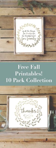 Nab this amazing 10 pack collection of free fall printables for easy DIY farmhouse style decor. Cool Art Prints, Do It Yourself Decoration, Art Prints Free, Free Fall Printables, Family Farmhouse, Autumn Art Print, Diy Farmhouse Style, Printables Wall Art