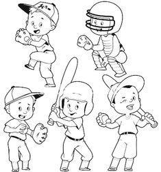 children playing baseball coloring pages for kids, sports coloring pages, cartoon coloring pages, free coloring pages, coloring sheets, coloring books, person, boy pictures to printables, boys, drawing lessons, color book pages, art, the creator, drawings, clip art, doo,