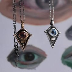 Blue Eye Coffin Jewelry, Moon Unique Jewelry, Evil Eye Pendant, Triple Moon Witch Eye Pendant, Talisman Evil Eye Pendant, Witch Jewelry - Etsy Turkey Glass Eye Jewelry, Eye Clothing, Purity Culture, Occult Jewelry, Witch Eyes, Coffin Jewelry, Ear Stretching, Jewelry Evil Eye, Moon Witch