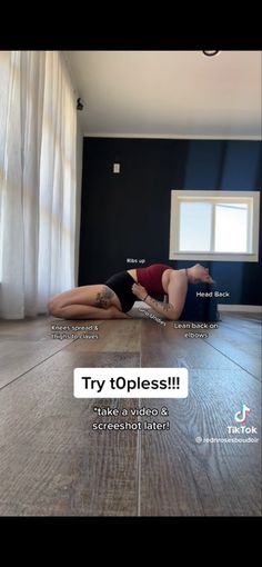 two women are doing yoga on the floor