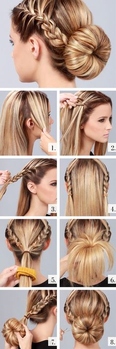 When it comes to styling hair, you simply cannot go wrong with braids. Whether your hair is long and thick or medium length and thin, whether it's summer or winter, braids are perfect for any time and situation. Need something fancy? Adorn your braid with Beauty Tutorial, French Braids, Hair Bun Tutorial, Bun Tutorial, Popular Hairstyles, Beauty Tutorials, About Hair