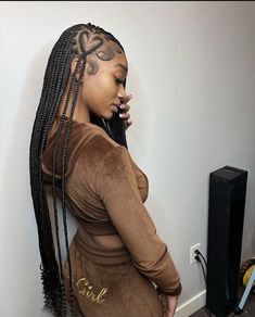 Cute Feed In Braids Styles, Feed In Braids With Knotless Braids, Birthday Braids For Black Hair, Birthday Hairstyles Braids, Birthday Braids, Feed In Braids Ponytail, Twist Hairstyle, Summer Hairstyles For Black Women