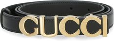 Check out this sleek, genuine leather belt that adds a touch of sophistication to any outfit. Made with 100% cow hide, it's durable and stylish - a must-have accessory for any wardrobe. Front logo detail buckle Buckle size: 10x2.5 cm Belt height: 2 cm | Gucci Women's Leather Belt in Black | Size 80 | 7516000YA0G Color 1000 Gucci Leather Belt, Womens Leather Belt, Gucci Leather, Black Leather Belt, Leather Cap, Genuine Leather Belt, Cow Hide, Brass Buckle, Beach Tote Bags