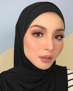 Korean Makeup Look Ulzzang Asian Beauty, Softglam Makeup Look Wedding, Hijab Wedding Makeup, Softglam Makeup Looks, Bridal Makeup Hijab