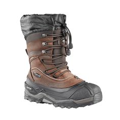 Removable Comfort-Fit multi-layer inner boot system; B-Tek Heat lightweight, 4-channel hollow-fibre insulation for high-loft breathability in a broad range of temperatures; Thermaplush soft, next-to-foot wicking layer for warmth; B-Tek Dry Waterproof Base; Stylish, full grain insulated leather upper with pull loop at the back for ease of entry; Seam-sealed for maximum water protection; Nylon locking snow collar to protect from the elements; Arctic Rubber shell to provide lightweight flexibility, Baffin Boots, Winter Boots Men, Brown Winter Boots, Snow Monster, All Weather Boots, Mens Winter Boots, Weather Boots, Sneaker Sale, Mens Snow Boots