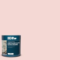 the behr paint is light blue with white trim