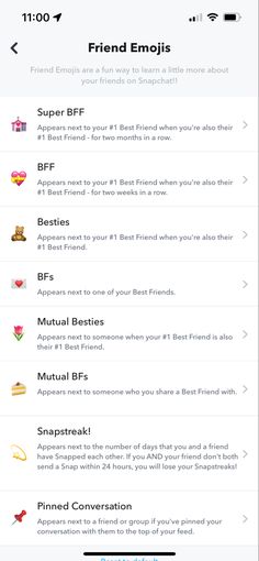 the app for friends emojis is open and showing what to do with them