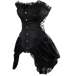 Vintage Bustier, Burlesque Corset, Stylish Plus Size Clothing, Tulle Skirt Black, Black Lace Corset, Corset Outfit, Black Lace Skirt, Steampunk Corset