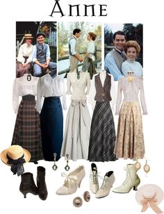 "Anne Of Green Gables!3" by cesmithe ❤ liked on Polyvore Look Retro, Anne Of Green, Anne Of Green Gables, Edwardian Fashion, Historical Costume, Green Gables, Historical Dresses