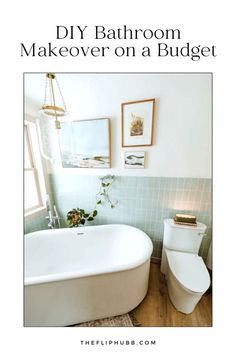 bathroom makeover on a budget