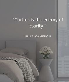 Simple Living Lifestyle, Julia Cameron, Minimalism Lifestyle, Happy Vibes, Minimalist Home Decor, Reality Check, Clutter Free