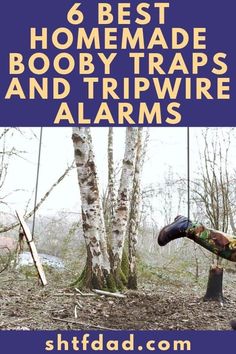 Trip Wire Alarm, Booby Traps, Survival Skills Emergency Preparedness, Off Grid Survival, Survival Items, Survival Skills Life Hacks, Art Of Manliness