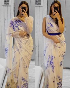 Farheen Panjwani, Farewell Saree, Rainy Day Dress Outfit, Saree Outfit, Graduation Outfit Ideas, Saree With Belt, Sarees For Girls, Fancy Sarees Party Wear, Lehenga Style