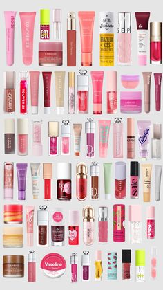 Lips Products, Makeup Collage, Evening Eye Makeup, Preppy Makeup, Pretty Eye Makeup, Makeup Order, Lip Balm Collection, Cute Eye Makeup, Sephora Skin Care