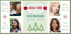 the holiday home link party is coming to santa feliz on december 4, 2012