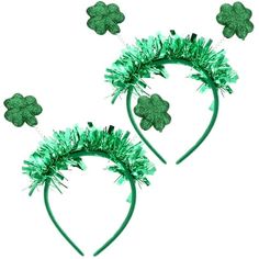 Description This is a St. Patricks Day headband. and plastic materials are safe and odorless. Exquisite workmanship ensures its usability and popularity. Lightweight for all-day comfort. Exquisite hairbands add extra charm for your clothes. It will leave you a precious and unforgettable memory. Features - Color: Green. - Material: Plastic, foam. - Size: About 24.00X20.00X2.00 cm/9.43X7.86X0.79 inch. - It is made of material, durable and long-lasting, lightweight, easy to wear. - Each headband is St Patrick's Day Photos, Shamrock Hair, Irish Festival, Festival Headband, Holiday Headbands, Hair Decorations, Hair Hoops, St Pattys, Party Hairstyles