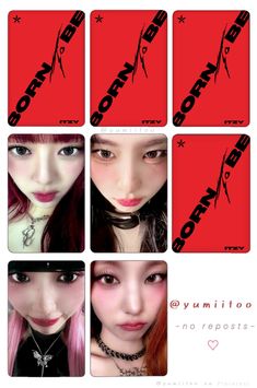 𝐍𝐎 𝐫𝐞𝐩𝐨𝐬𝐭𝐬 𝐰𝐢𝐭𝐡𝐨𝐮𝐭 𝐜𝐫𝐞𝐝𝐢𝐭!! Kpop Papercraft, Buisness Name Ideas, What Is Kpop, Pink Photo, Card Set, Paper Dolls, Template Printable