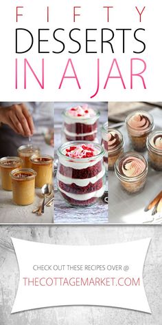 desserts in a jar cookbook cover