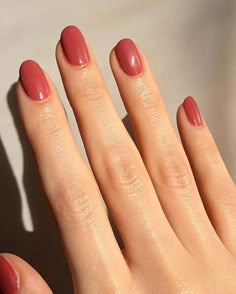 Fall Nail Sns Colors, Nail Colors Autumn, Dc Fall Nail Colors, Basic Nail Polish, Rosewood Nail Color, Redhead Nail Colors, Popular Nail Colors 2024 Fall, Autumn Nails Solid Colors, Best Color Nails For Pale Skin