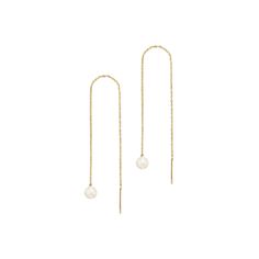 Our tiny chain threader freshwater pearl earrings are made from 925 Sterling Silver and with a thick 2. 0 micron 18K Gold Finish. These are the perfect elegant finish for everyday wear, a night out, or even weddings. Handmade in London  Please note freshwater pearls are all unique so they may have imperfections and will slightly vary in shapes and sizes.  Most of our products are available both in Gold Plated version and Sterling Silver, just select the material you prefer on the main page. All products are my original designs and are handmade by our small team within London and Europe. Material: 925 Sterling Silver with a thick 2. 0 micron 18K Gold Finish.  Jewellery Care:  Cleaning products, some cosmetics like perfume, even fruit acids and sweat can discolour your jewellery piece. There Pearl Threader Earrings, Threader Earrings Gold, Freshwater Pearl Earrings, June Birthstone Jewelry, Zodiac Jewelry, Pearl Jewellery Earrings, Men's Jewelry Rings, Threader Earrings, Main Page