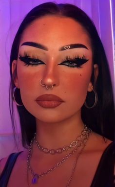 Maquillage On Fleek, Makeup Skills, Good Makeup, Punk Makeup, Nose Piercings, Swag Makeup, Her Makeup, Ethereal Makeup, Pinterest Makeup