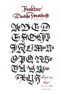 an old english alphabet with some writing on it, and the letters are all in different languages