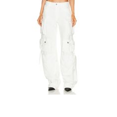 Authentic The Attico Fern Long Pant Cotton Straight Pants, Straight Pants Women, Gilda Ambrosio, New Y2k, The Attico, Vintage Interiors, Women Pants, Ankle Length Pants, Pleated Pants