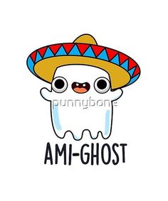 an animal with a sombrero on it's head and the words am - ghost