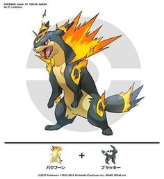 an image of a pokemon character with flames on it