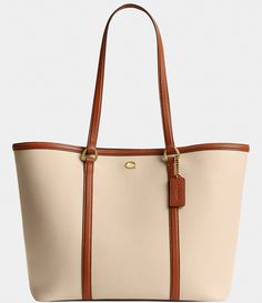 COACH Legacy Colorblock Tote Bag | Dillard's Tote Bag Coach, Tote Bags For College, College Tote Bag, Uni Outfit, Uni Bag, Summer Wishlist, Coach Tote Bag, Luxury Tote Bags, Tote Bags For School