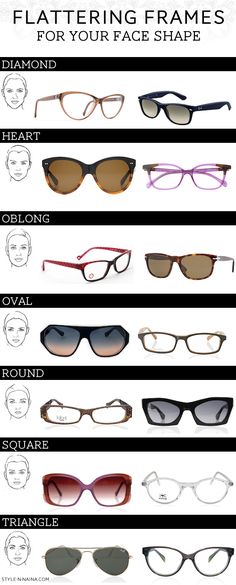 STYLE'N | Naina Singla - fashion stylist and style expert - Blog - Flattering Frames For Your Face Shape Cool Winter, Trendy Glasses, Round Face Shape, New Glasses