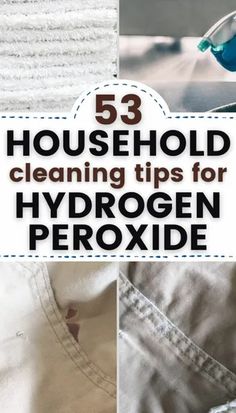 the top five household cleaning tips for hydrogen peroxide and how to use them