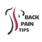 the back pain tips logo is shown