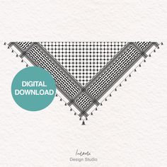 the digital design studio logo is shown with an image of a bandana on it