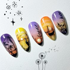 Nail Art Brush Work, Brush Work Nail Art Designs, Brush Work Nail Art, Western Nails, Encapsulated Nails, Instagram Feed Planner, Feather Tattoo Design, Floral Nail Designs, Nail Art Disney