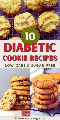 Sugar Free Cookie Recipes, Sugar Free Desserts Easy, Sugar Free Baking, Keto Cookie Recipes, Sugar Free Recipes Desserts, Healthy Recipes For Diabetics, Sugar Free Cookies, Healthy Cookie Recipes, Sugar Free Desserts