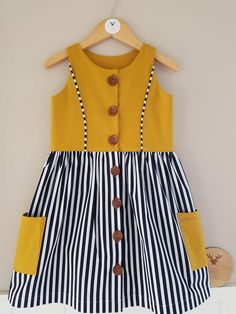 Kid Outfits, Baby Frock Pattern, Girls Dresses Sewing, Sewing Baby Clothes, Kids Frocks Design, Kids Dress Wear