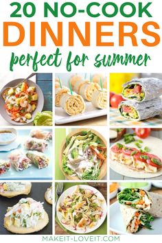 20 no cook dinners perfect for summer