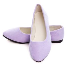 PRICES MAY VARY. ✅[MATERIAL]:Material:Faux nubuck Leather and rubber ✅[DESIGN]:this flats with 21 colors for you,the size from us 3.5-us 9.5; ✅[LIGHTWEIGHT]:this ballets flats is Easy To Slip On/Off and comfortable to walk a long way ✅[OCCASION]:the pointed toe flats suit for walking,working,cosplay,shopping and other casual occasion; ✅[100% SATISFACTION GUARANTEED]During the shipping,the package maybe damaged,stained,and the shoes maybe deformed and stained by the squeeze.and because the shoes Cosplay Shopping, Purple Flats, Halloween Costumes For 3, Shoes Purple, Pumps Shoes, Pointed Toe Shoes, Pointed Toe Flats, Nubuck Leather, New Wardrobe