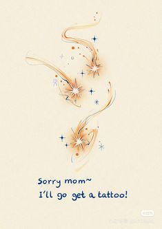 Sorry Mom Tattoo, Dinosaur Tattoo, Abstract Tattoo Ideas, Small Back Tattoos, Night Tattoo, Tattoo World, Sorry Mom, Hand Tattoos For Girls, Light Tattoo