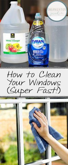 how to clean your windows with super fresh detergent and dishwasher cloths