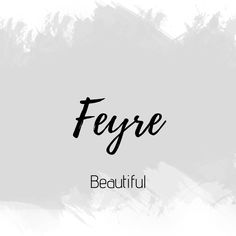 the word fevre is written in black ink on a white background with brush strokes