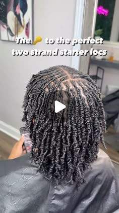 2 Strand Starter Locs Styles, Different Starter Loc Methods, Two Strand Twist Locs Starter, Starter Locs Two Strand Twist Men, Dreads Girl Hairstyles, Braids Over Starter Locs, Two Strand Twist Starter Locs On Fine Hair, Women Starter Locs Styles