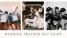 Looking for the perfect trucker hat for your next event? look no further. Perfect for weddings dance floor party with your new last name! Choose from several hat colors! Don't like our templates and have your own inspo? Email sascha@kenzkustomz.com to get started on your custom artwork. These hats can take between 4-6 weeks so ORDER IN ADVANCE. Can be embroidered or screen printed. Dance Floor Party, Wedding Reception Party Favors, Bachelorette Hats, Dance Floor Wedding, Custom Trucker Hats, School Collection, Hat Embroidery, Wedding Hats, Wedding Dance