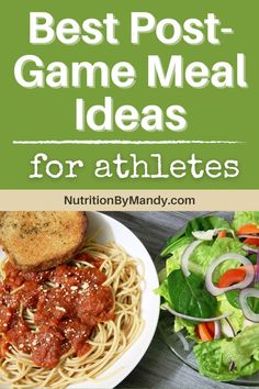 the best post game meal ideas for athletes