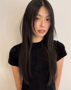 Korean Haircut Ideas, Korean Haircut, Mode Ulzzang, Straight Hair Cuts, Hair Stylies