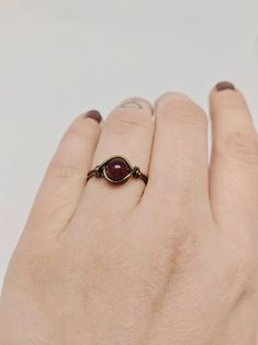 Blood Red Ring Gothic Jewelry Ruby Red Ring Red Glass | Etsy Red Gothic Jewelry Gift, Gothic Ruby Jewelry, Gothic Ruby Rings, Gothic Red Gemstone Jewelry, Adjustable Red Gothic Jewelry, Red Glass Jewelry, Jewlery Rings, Goth Ring, Red Rings