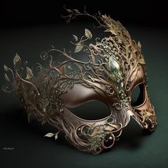 Mask Fantasy Design, Masquerade Ball Fantasy Art, Ornate Masquerade Mask, Masquerade Mask Character Art, Masquerade Mask Spider, Beautiful Mask Design, Fantasy Masks Art, Fancy Masquerade Mask, Forest Masquerade Mask