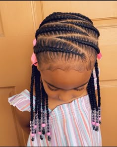 Cute Hairstyles For Lil Kids, Kid Braided Hairstyles Black, Black Kid Hairstyles Braids, Black Lil Girl Hairstyles, Girl Braids Hairstyles Kids Black Little, Girls Braids Black Kids Natural Hair, Braids For Black Kids Girl Hairstyles